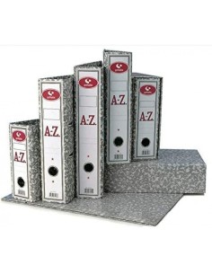 C 25 archivador de palanca fº jaspeado gris sin rado